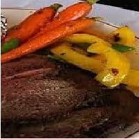 Roast Beef with Baked Vegetables