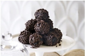 low-calorie Chocolate Rum Balls
