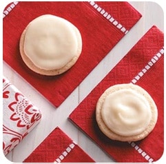 Frosted Eggnog Cookies low calorie recipe